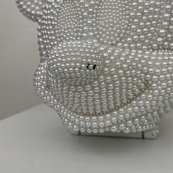 Like NEW White & Pink Bedazzled Minnie Head Bag - Picture 4 of 12